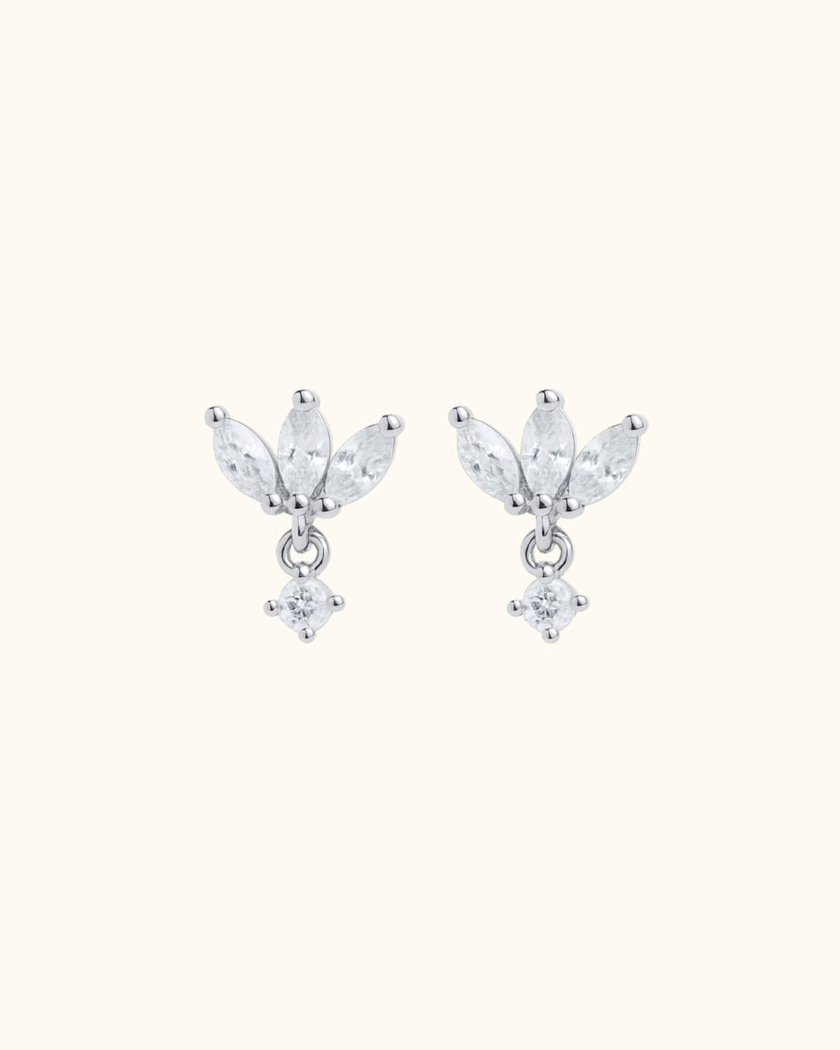 Boucles d'oreilles Illusion argentées