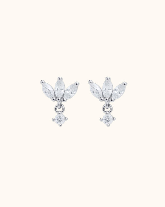 Boucles d'oreilles Illusion argentées