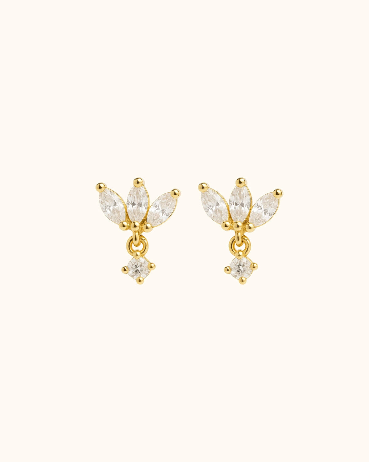 Boucles d'oreilles Illusion dorées
