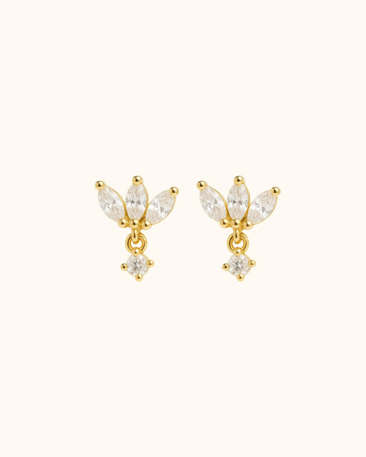 Boucles d'oreilles Illusion dorées