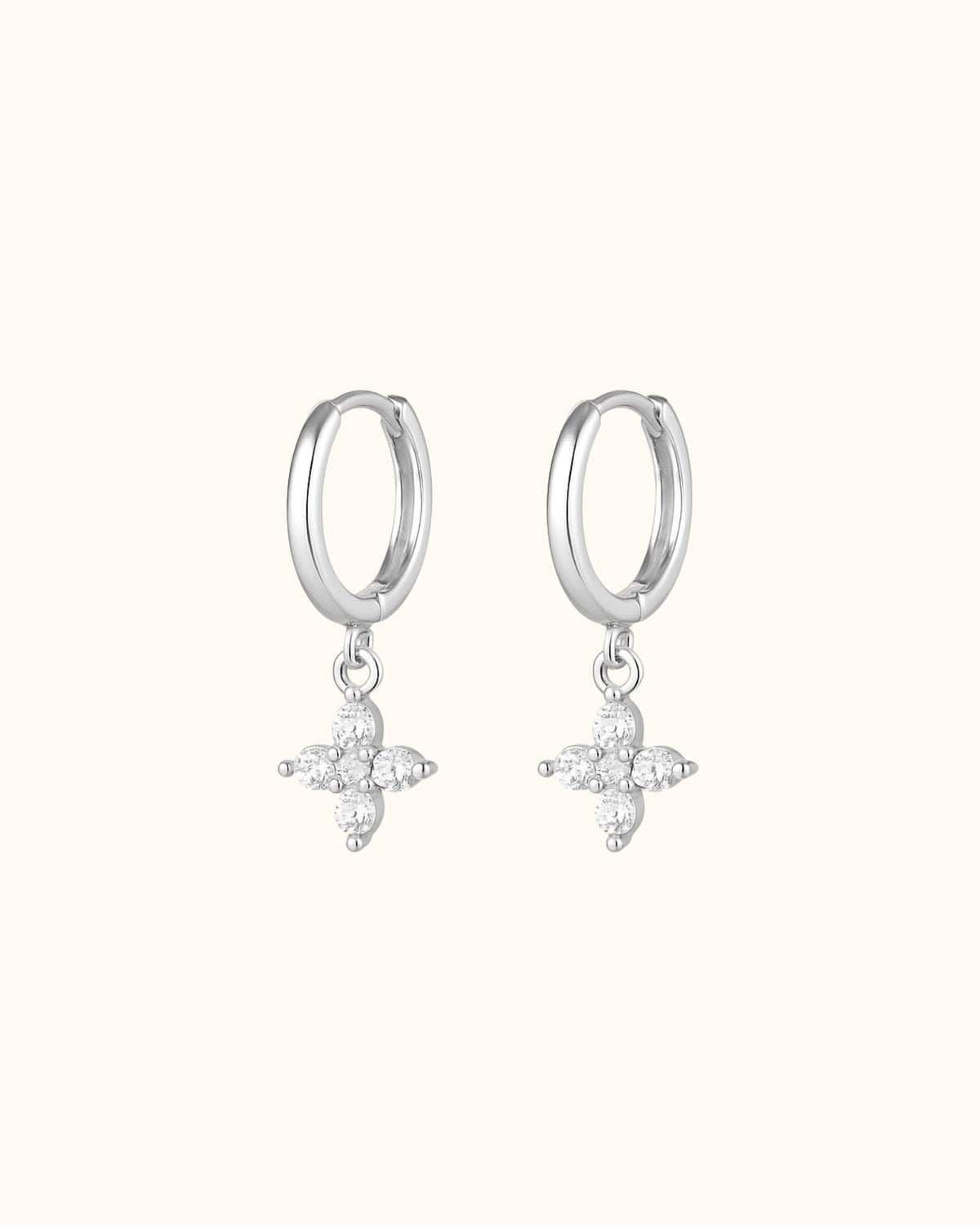 Boucles d'oreilles Insolente argentées