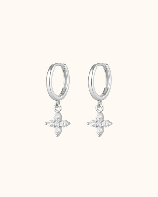 Boucles d'oreilles Insolente argentées